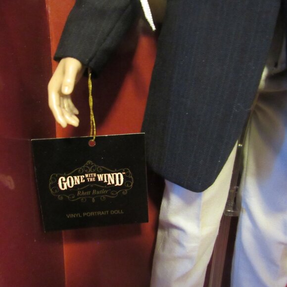 NEW The Franklin Mint Gone with the Wind Twelve Oaks BBQ Rhett Butler Vinyl Doll - Picture 6 of 9